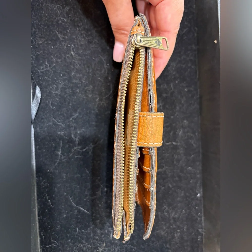 Patricia Nash Tan Embossed Wallet